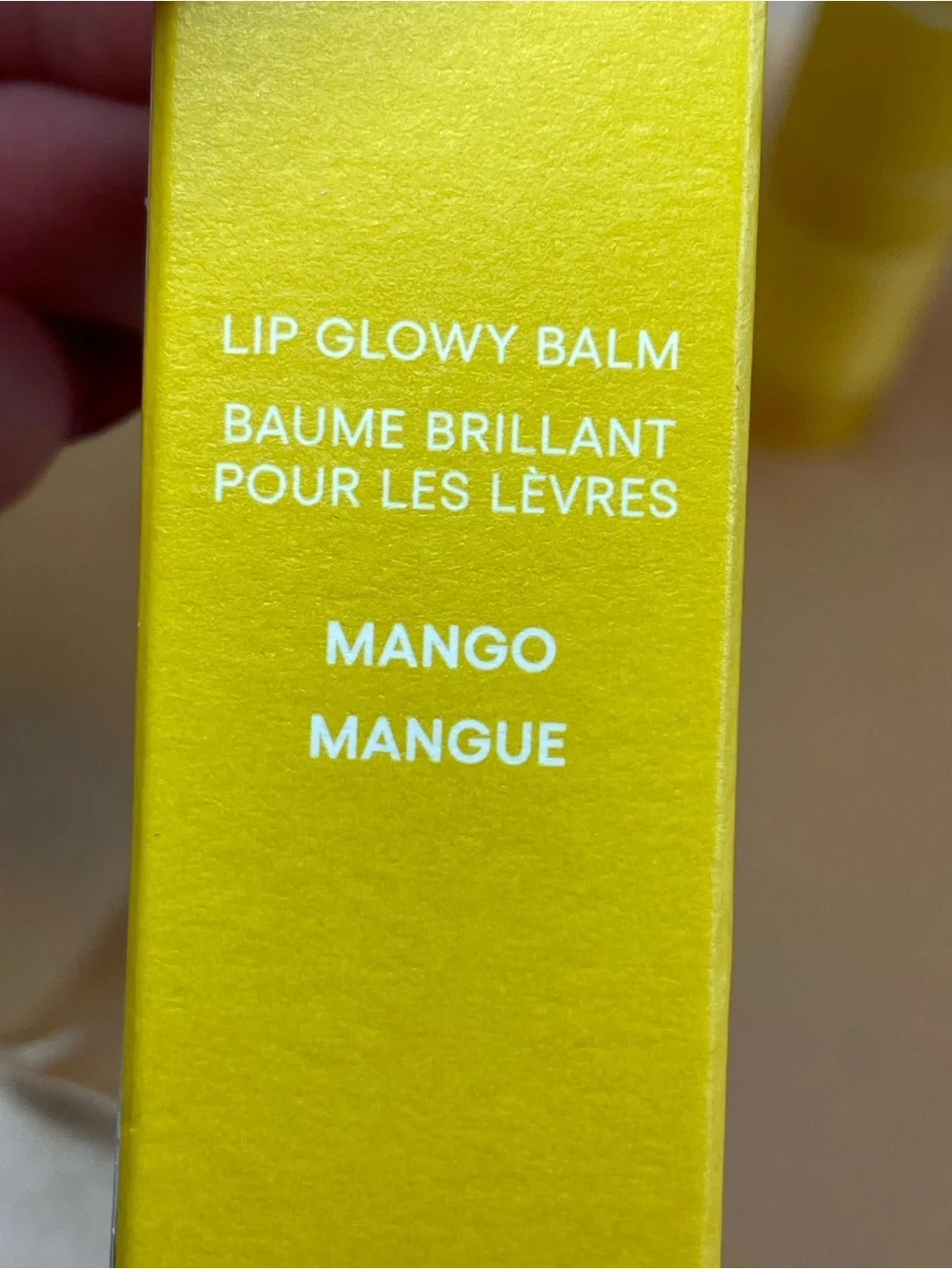 LANEIGE Lip Glowy Balm - Mango 0.35OZ - NIB